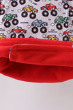 Monster truck fleece hoodie jacket