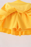 LSU tiger sequin twirl skorts set