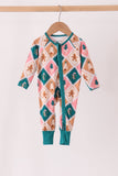 Green Gingerbread Bamboo Romper