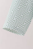 Khaki Geo Diamond Pocket Top