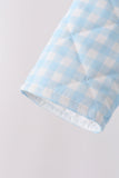 Blue gingham jacket