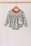Grey goose applique ruffle bubble