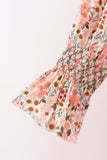 Floral smocked mom dress