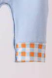 Blue Turkey Applique Romper