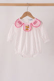 Pink french knot dot bubble