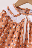 Fall floral print bubble
