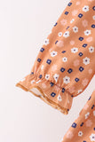 Fall floral print pants set