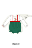 Green Gingerbread Smocked Bubble
