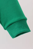 Green Santa Sequin Mom&me Top