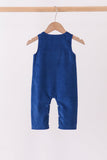 Blue corduroy Nativity Embroidery Jon Jon