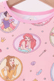 Pink Princess Bamboo Pajama Set