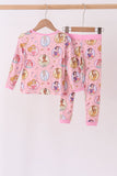 Pink Princess Bamboo Pajama Set