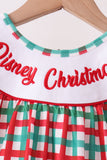 Red Character Embroidery Gingham Bloomer Set