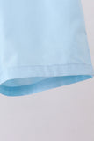 Peter pan collar shorts set