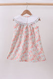 Floral I love my mom embroidery dress