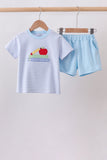 Blue Apple Pencil Embroidery Set