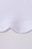 Blue Apple Applique Skorts Set