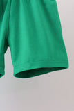 Blue stripe duck embroidery shorts set