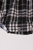 Black&white plaid bubble