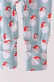Sage santa claus bamboo romper