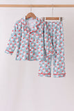 Sage santa claus bamboo pants set