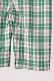 Green christmas tree truck embroidery plaid jonjon