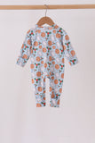 Blue milk cookie holly bamboo romper