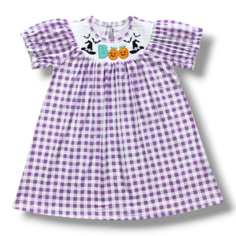 Boo Smocked Dress