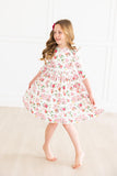 SALE Macarons & Tea Ruffle Twirl Dress