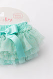 Mint & Gold Glitter Ruffle Tutu Bloomer