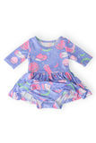 SALE Neon Moon 3/4 Sleeve Twirl Bodysuit
