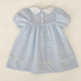 Blue Gingham Bow Outfit