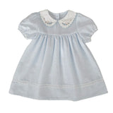 Blue Gingham Bow Outfit