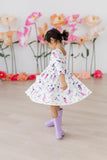 SALE Out of this World 3/4 Sleeve Pocket Twirl Dress