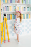 SALE Out of this World 3/4 Sleeve Pocket Twirl Dress