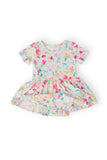 Painted Posies S/S Twirl Bodysuit