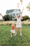 Peach Sequin Twirl Skort