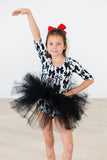 Perfectly Tied 3/4 Sleeve Tutu Leotard