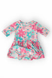 SALE Petal Perfection 3/4 Sleeve Twirl Bodysuit