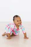 SALE Petal Perfection 3/4 Sleeve Twirl Bodysuit
