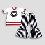 Conjunto de pantalón acampanado Gamecocks