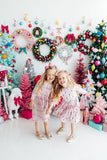 Pink Nutcracker 3/4 Sleeve Pocket Twirl Dress