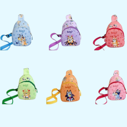 Blue Dog Mini Crossbody Bag