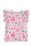 Princess & the Froggie S/S Ruffle Tee