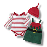 3pc Elf Dress Set
