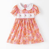 Ghosts & Flowers Smocked Dress