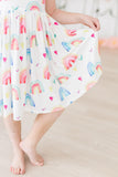 Radiant Rainbows Tank Twirl Dress