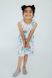 Rainbow Meadows Tank Twirl Dress