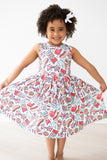 SALE Red, White & BBQ Tank Twirl Dress