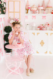 SALE Rose Garden Smocked Ruffle Dress